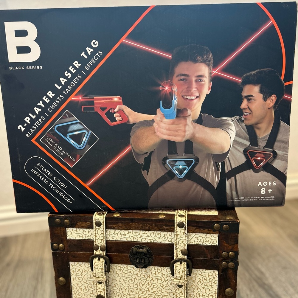 Black Series Laser Tag Set with Blasters
